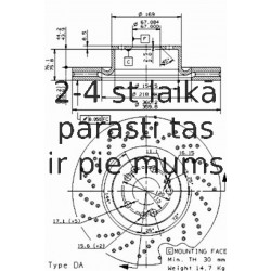 Тормозной диск AP 24918