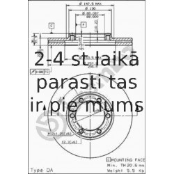 Тормозной диск AP 24368