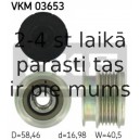 Ģeneratora brīvgaitas mehānisms SKF VKM 03653