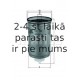 Degvielas filtrs MAHLE ORIGINAL KC 90