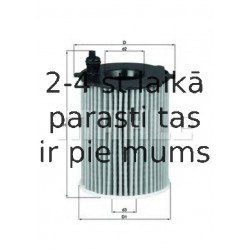 Eļļas filtrs MAHLE ORIGINAL OX 171/16D