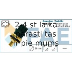 Датчик, температура охлаждающей жидкости FAE 33782