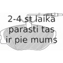 Комплект тормозных колодок, дисковый тормоз FERODO FDB1000