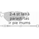 Комплект тормозных колодок, дисковый тормоз FERODO FDB1003