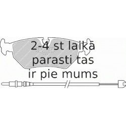 Комплект тормозных колодок, дисковый тормоз FERODO FDB1003
