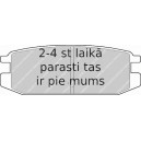 Комплект тормозных колодок, дисковый тормоз FERODO FDB1010