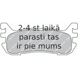 Комплект тормозных колодок, дисковый тормоз FERODO FDB1012