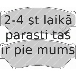 Комплект тормозных колодок, дисковый тормоз FERODO FDB1020