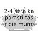 Комплект тормозных колодок, дисковый тормоз FERODO FDB1024