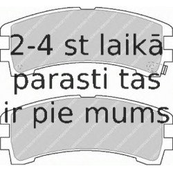 Комплект тормозных колодок, дисковый тормоз FERODO FDB1029