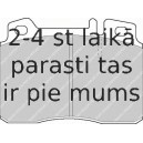 Комплект тормозных колодок, дисковый тормоз FERODO FDB1037
