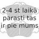 Комплект тормозных колодок, дисковый тормоз FERODO FDB1038