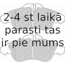 Комплект тормозных колодок, дисковый тормоз FERODO FDB1038