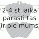 Комплект тормозных колодок, дисковый тормоз FERODO FDB1050