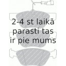 Комплект тормозных колодок, дисковый тормоз FERODO FDB1052