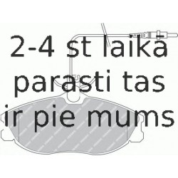 Комплект тормозных колодок, дисковый тормоз FERODO FDB1063