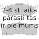 Комплект тормозных колодок, дисковый тормоз FERODO FDB1098