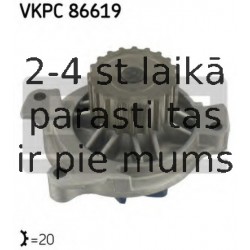 SKF VKPC-86619 (6), Ūdens suknis + zobsiksnas komplekts