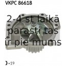 SKF VKPC-86618 (6), Ūdens suknis + zobsiksnas komplekts