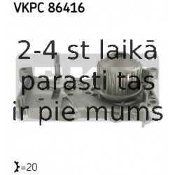 SKF VKPC-86416 (6), Ūdens suknis + zobsiksnas komplekts