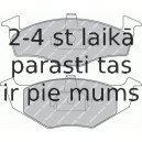 Bremžu uzliku kompl., Disku bremzes FERODO FDB1101