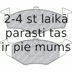 Bremžu uzliku kompl., Disku bremzes FERODO FDB1101