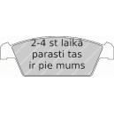 Bremžu uzliku kompl., Disku bremzes FERODO FDB1108