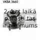 SKF VKBA-3660 (6), Комплект подшипника ступицы колеса
