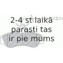 Bremžu uzliku kompl., Disku bremzes FERODO FDB1112