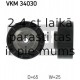 SKF VKM-34030 (6), Parazītrullis / vadošais rullis, daudzceliņu siksna