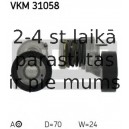 SKF VKM-31058 (6), Spriegotājrullītis, Daudzceliņu siksna