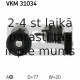 SKF VKM-31034 (6), Spriegotājrullītis, Daudzceliņu siksna