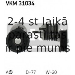 SKF VKM-31034 (6), Spriegotājrullītis, Daudzceliņu siksna