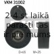 SKF VKM-31002 (6), Parazītrullis / vadošais rullis, daudzceliņu siksna