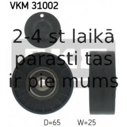 SKF VKM-31002 (6), Parazītrullis / vadošais rullis, daudzceliņu siksna
