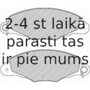 Bremžu uzliku kompl., Disku bremzes FERODO FDB1114