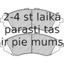 Bremžu uzliku kompl., Disku bremzes FERODO FDB1116