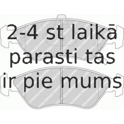 Bremžu uzliku kompl., Disku bremzes FERODO FDB1125