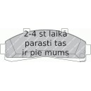 Bremžu uzliku kompl., Disku bremzes FERODO FDB1129