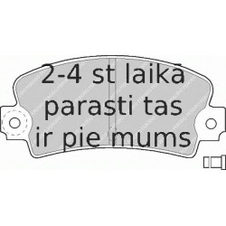 Bremžu uzliku kompl., Disku bremzes FERODO FDB114