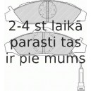 Bremžu uzliku kompl., Disku bremzes FERODO FDB1156