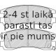 Bremžu uzliku kompl., Disku bremzes FERODO FDB1264