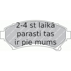 Bremžu uzliku kompl., Disku bremzes FERODO FDB1265