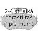 Bremžu uzliku kompl., Disku bremzes FERODO FDB1289