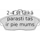 Bremžu uzliku kompl., Disku bremzes FERODO FDB1291