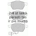 Bremžu uzliku kompl., Disku bremzes FERODO FDB1297