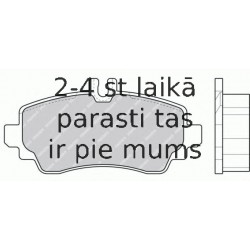 Bremžu uzliku kompl., Disku bremzes FERODO FDB1303