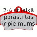 Bremžu uzliku kompl., Disku bremzes FERODO FDB1308