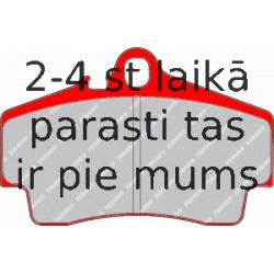 Bremžu uzliku kompl., Disku bremzes FERODO FDB1308