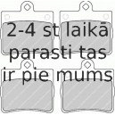 Bremžu uzliku kompl., Disku bremzes FERODO FDB1310